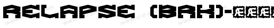 Relapse (BRK)字体转换